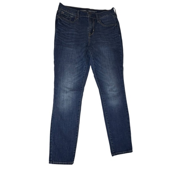 Old Navy Denim - Old Navy curvy mid-rise skinny medium wash jeans